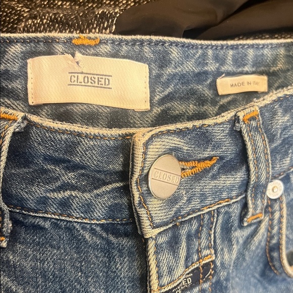 Closed Wide Leg Raw Hem Jeans Size 28 - Picture 2 of 10